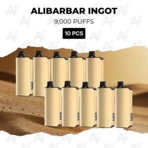 10 PCS – Alibarbar Ingot 9000 Puffs