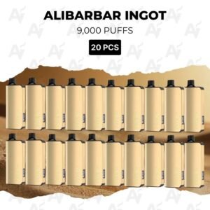 20 PCS – Alibarbar Ingot 9000 Puffs