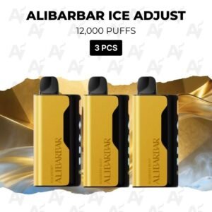 3 PCS – Alibarbar Ice Adjust 12000 Puffs