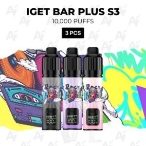 3 PCS – IGET Bar Plus S3 10000 Puffs