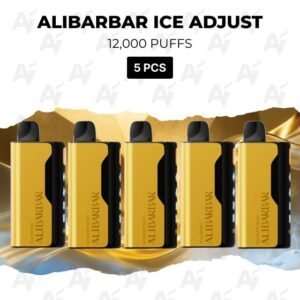 5 PCS – Alibarbar Ice Adjust 12000 Puffs