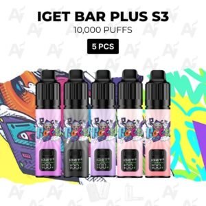 5 PCS – IGET Bar Plus S3 10000 Puffs