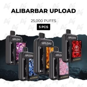 5 PCS – Alibarbar Upload  25000 Puffs