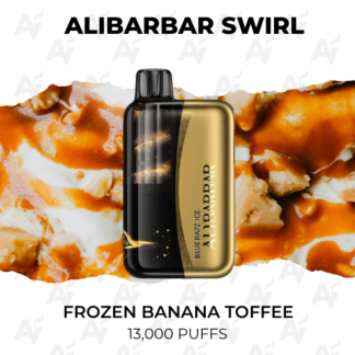 Alibarbar Swirl Frozen Banana Toffee 13000 Puffs.png