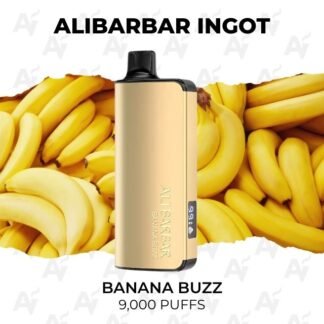Alibarbar ingot 9000 puffs banana buzz 1.jpg