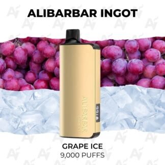 Alibarbar ingot 9000 puffs grape ice 1.jpg