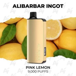 Alibarbar ingot 9000 puffs pink lemon 1.jpg