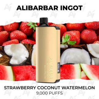 Alibarbar ingot 9000 puffs strawberry coconut watermelon.jpg