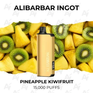 Alibarbar Ingot Pineapple Kiwifruit 15000 Puffs