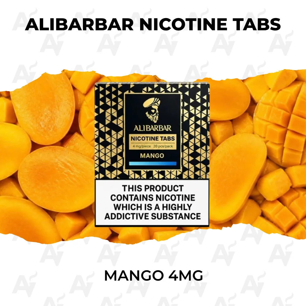 Alibarbar nicotine tabs mango 4mg.webp