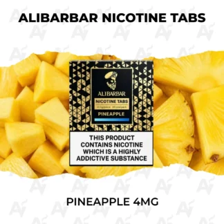 Alibarbar nicotine tabs pineapple 4mg.webp