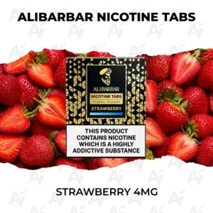 ALIBARBAR Nicotine Tabs – Strawberry 4mg