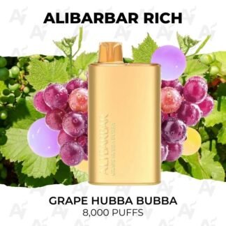Alibarbar rich 8000 puffs grape hubba bubba.jpg