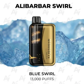 Alibarbar swirl blue swirl 13000 puffs.webp