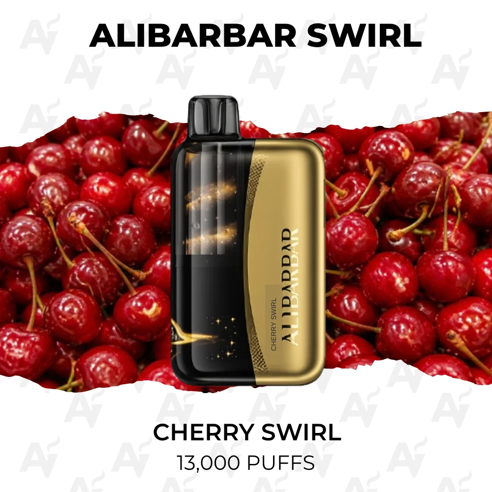 Alibarbar swirl cherry swirl 13000 puffs.webp