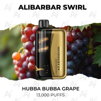 Alibarbar swirl hubba bubba grape 13000 puffs.webp