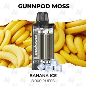 GunnPod Moss Banana Ice 8000 Puffs