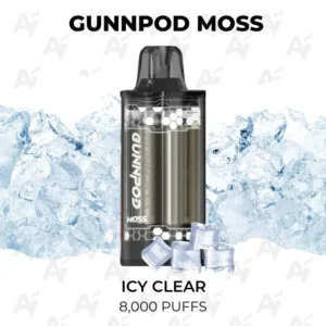 GunnPod Moss Icy Clear 8000 Puffs