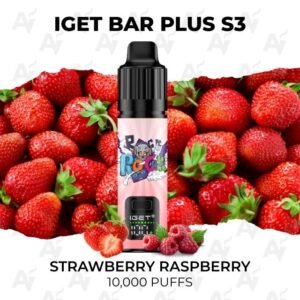 IGET Bar Plus S3 Strawberry Raspberry 10000 Puffs
