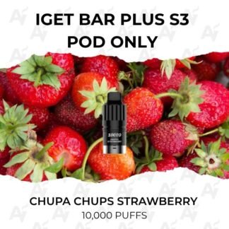 Iget bar plus s3 pod only chupa chups strawberry 10000 puffs.jpg