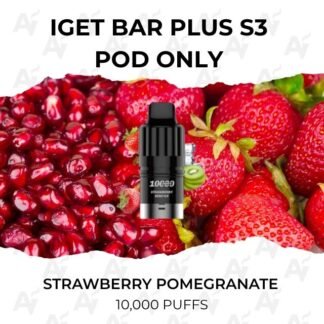 Iget bar plus s3 pod only strawberry pomegranate 10000 puffs.jpg