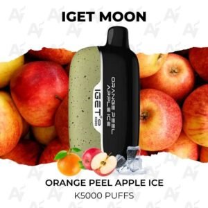 IGET Moon Orange Peel Apple Ice K5000 Puffs