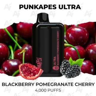Punkapes ultra 4000 Blackberry Pomegranate Cherry.webp