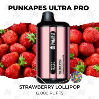 Punkapes ultra pro 12000 strawberry lollipop.webp
