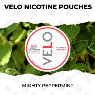 Velo nicotine pouches mighty peppermint.webp