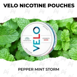 Velo nicotine pouches pepper mint storm.webp