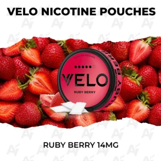 Velo nicotine pouches ruby berry 14mg.webp
